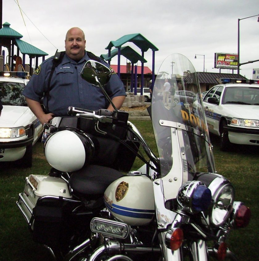 David Vasconi at an event during his obesity struggle